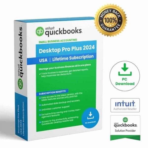 QuickBooks Desktop Pro PLus 2024 3 Users | USA Version |
